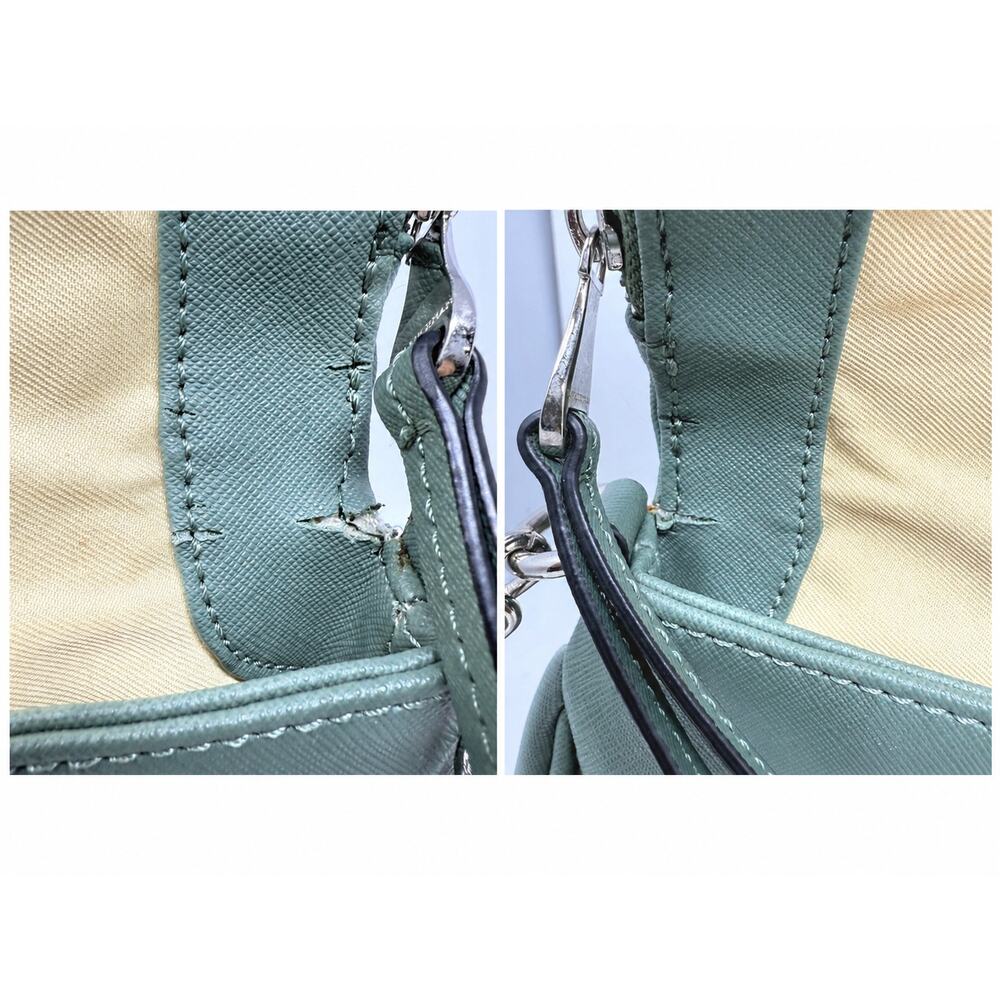 Dana Buchman Sage Green Chain Strap Crossbody Bag Flap Purse - Picture 6 of 7